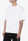 Off-white White Half Arrow Skate Logo T-shirt In White