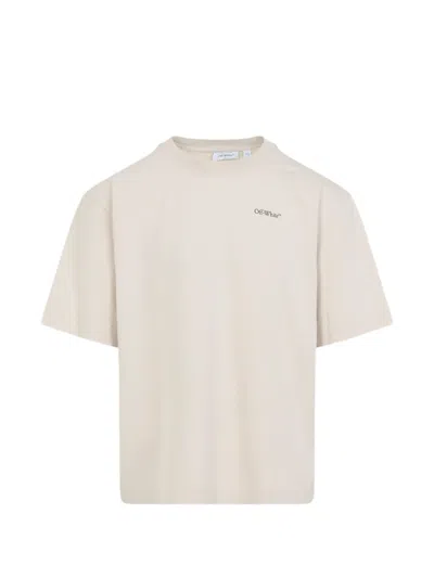 Off-white Half Arrows Graphic T-shirt In Pink