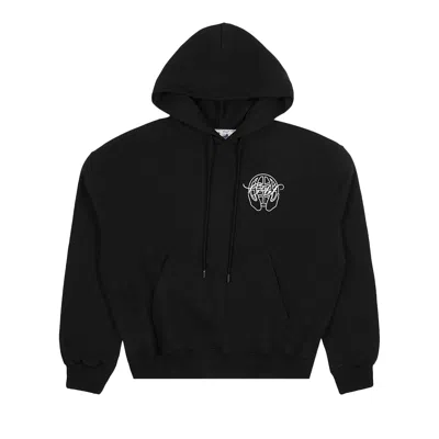 Pre-owned Off-white Hand Arrow Boxy Hoodie 'black/white'