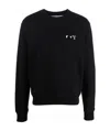 Off-white Hands Off Logo Sweatshirt In Black