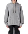 Off-white Fresco Harrow Regular Hoodie In Grey