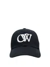 Off-white Drill Ow Logo-embroidered Baseball Cap In Black