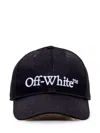 Off-white Woman  Black Cotton Hat In Black White