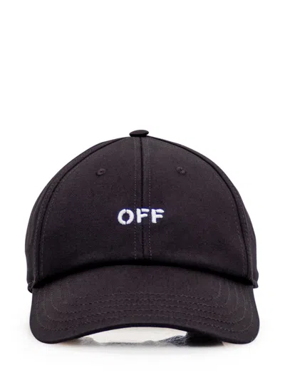 Off-white Hat With Logo In Blue