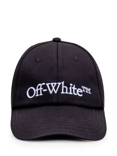 Off-white Logo Cap In Black