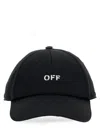 Off-white Logo-embroidered Baseball Cap With Curved Peak In 1001