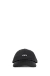 Off-white Logo-embroidered Baseball Cap With Curved Peak