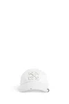 Off-white Distressed Denim Baseball Cap White - Be