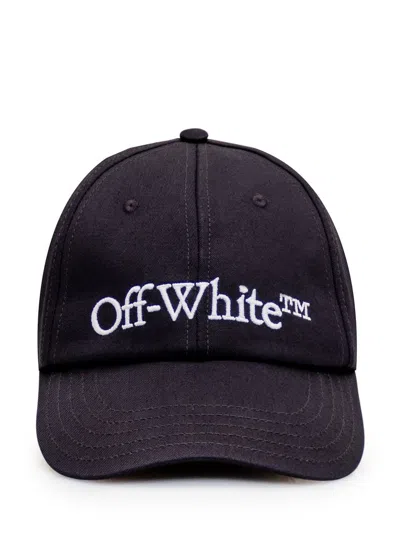 Off-white Logo Cap In Black