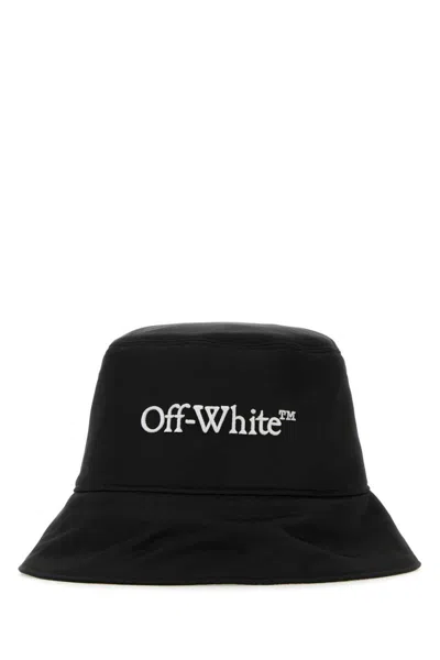 Off-white Off White Man Black Polyester Bucket Hat