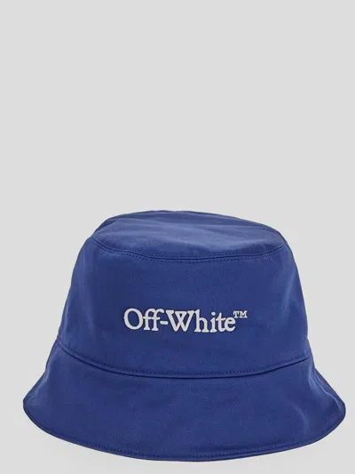 Off-white Hats In Blue