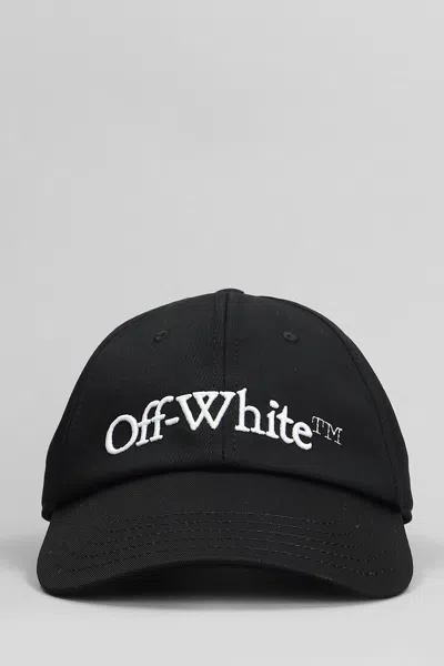 Off-white Hats In Black Cotton