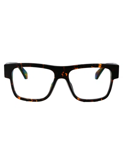 Off-white Havana Acetate Glasses In Multi