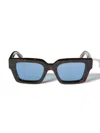 Off-white Havana/blue Virgil Sunglasses