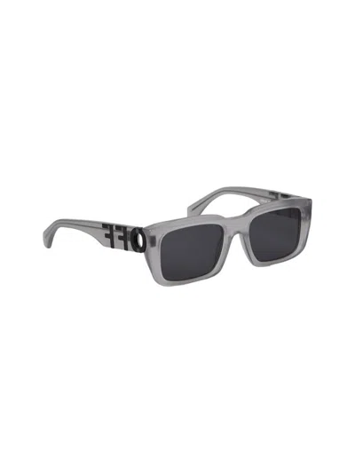 Off-white Hays - Oeri125 Sunglasses In Grey