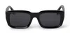 Off-white Hays - Black / Dark Grey Sunglasses In Black