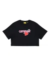 Off-white Heart Safety-pin T-shirt In Black