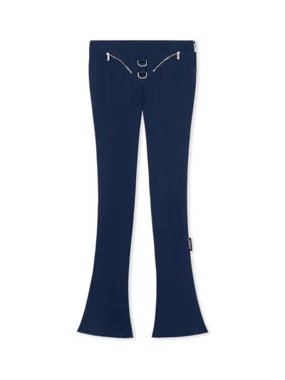 Off-white Heavy Jersey Slim Pants In Blue