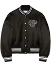 Off-white Heavy Satin Souv Jkt Clothing In Black