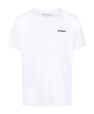 Off-white Helvetica Logo Slim S/s Tee White Black