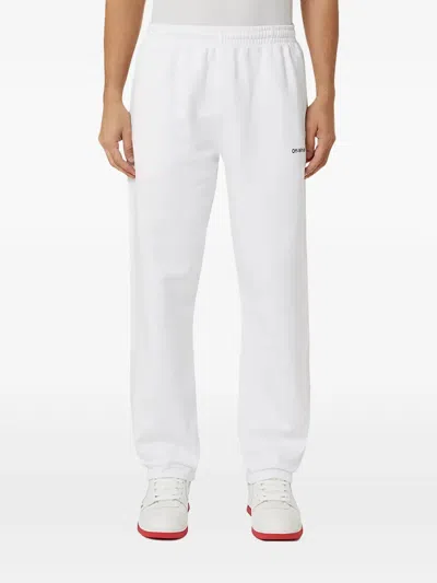 Off-white Helvetica Slim Track Pants In White