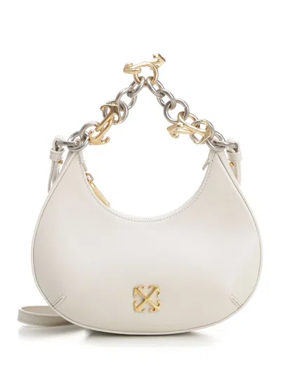 Off-white Hemisphere Shoulder Bags White