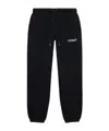 Off-white Helvetica-print Track Pants In Black