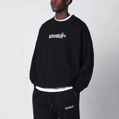 Off-white Heraldic Treshold Arrows Skate Crewneck In Black