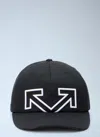 Off-white Heritage Arrow Baseball Cap In Black