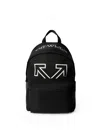 Off-white Heritage Mini Backpack - Functional Elegance For Daily Use In Black