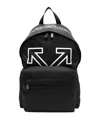 Off-white Heritage Mini Backpack - Functional Elegance For Daily Use In Black