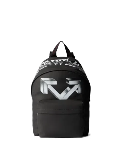 Off-white Heritage Backpack Rubber 3d In Black
