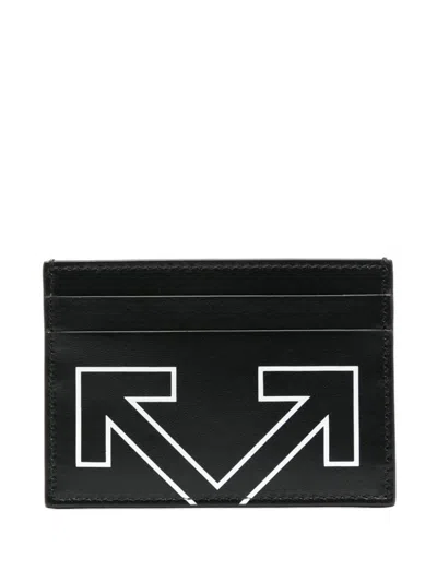 OFF-WHITE OFF-WHITE HERITAGE CARD CASE BLACK - WHITE