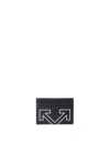 Off-white Heritage Card Holder In Black