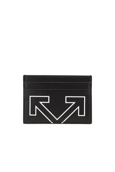 Off-white Heritage Card Case In Black & White