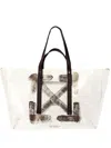Off-white Heritage Day Off Tote Ripstop Bags In Beige