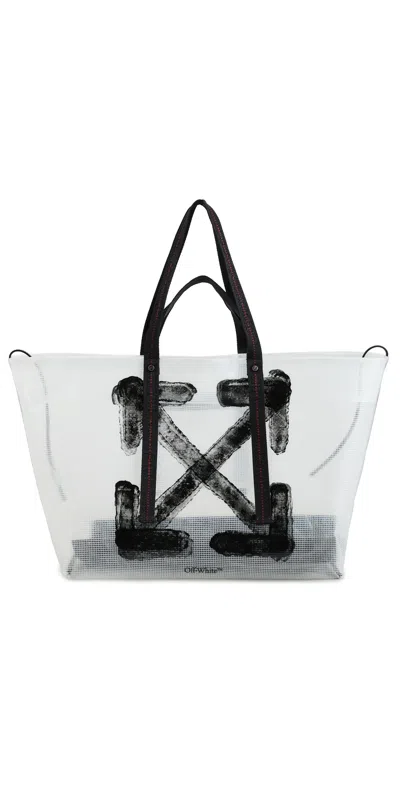 Off-white Heritage Day Off Tote Transparent/black