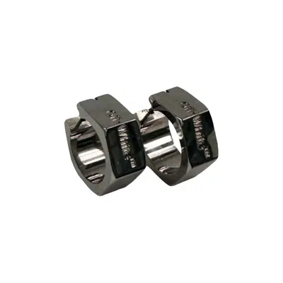 Pre-owned Off-white Hexnut Earrings 'silver' | Women's Size Onesize