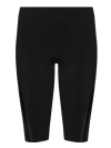 Off-white High-rise Performance Cycling Shorts In Black