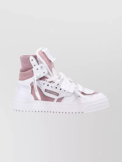 Off-white High-top Sneakers Contrast Panels In White