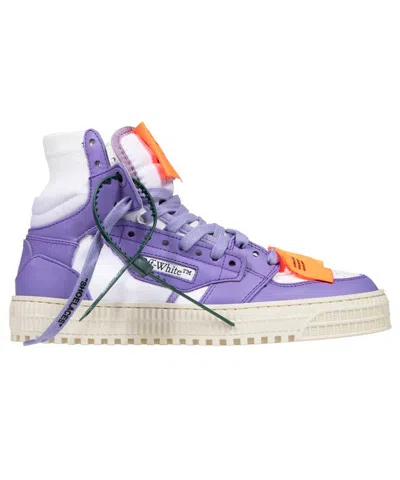 Off-white High-top Sneakers In Purple