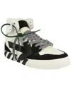 OFF-WHITE OFF-WHITE™ HIGH TOP VULCANIZED LEATHER SNEAKER