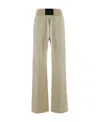 Off-white High-waisted Side-stripe Track Pants In Nude