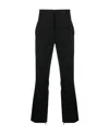Off-white High-waisted Straight-leg Cropped Trousers In Black