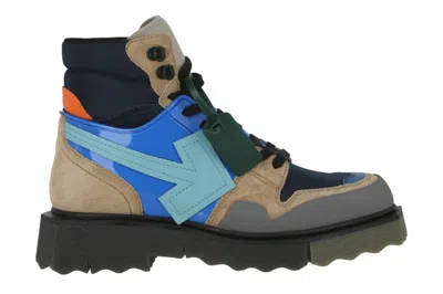 Pre-owned Off-white Hiking Sponge Sneakerboot Turquoise