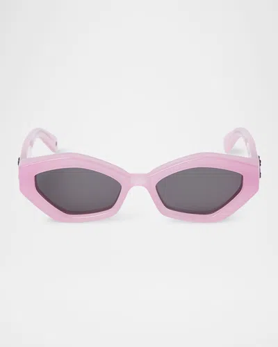 OFF-WHITE HILO ARROW CAT-EYE SUNGLASSES