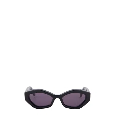 Off-white Hilo Geometric Sunglasses In Black