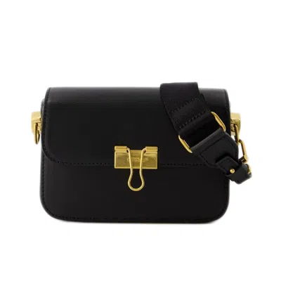 Off-white Hobo Plain Binder Bag - Leather - Black