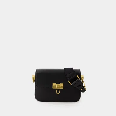 Off-white Hobo Plain Binder Bag - Off White - Leder - Schwarz In Black
