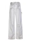 Off-white Carpenter Body Scan Print Loose-fitting Jeans In White